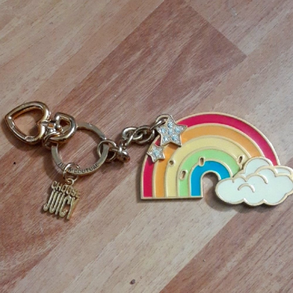 Juicy Couture Rainbow Keychain